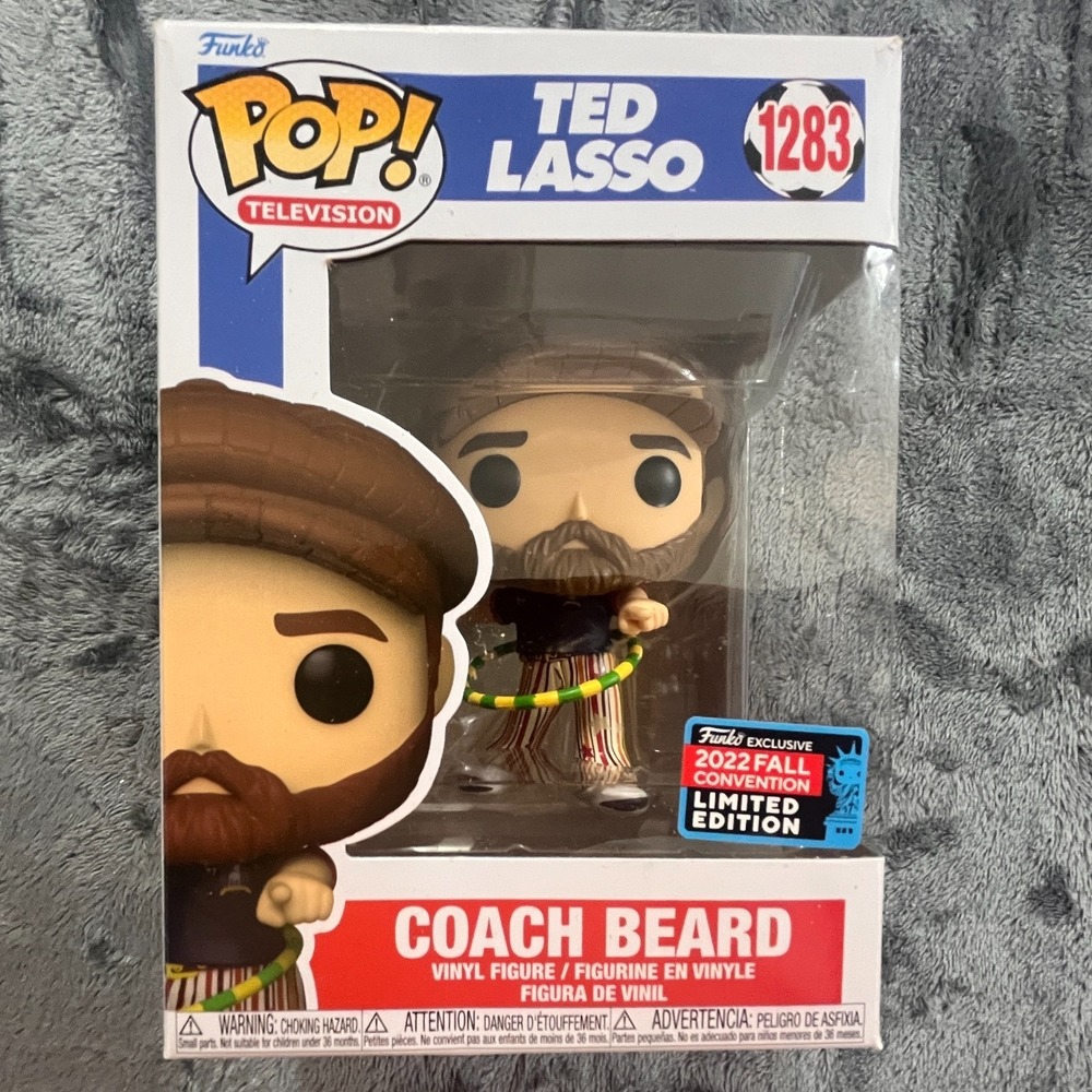 Funko Pop! Television Ted Lasso Coach Beard #1283 2022 Fall Convention Exclusive